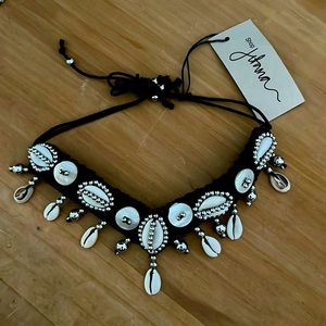 Jitana sea shell choker necklace